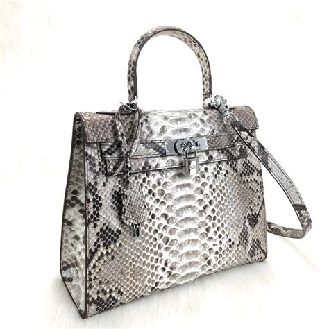 hermes python skin bag|hermes exotic leather bag.